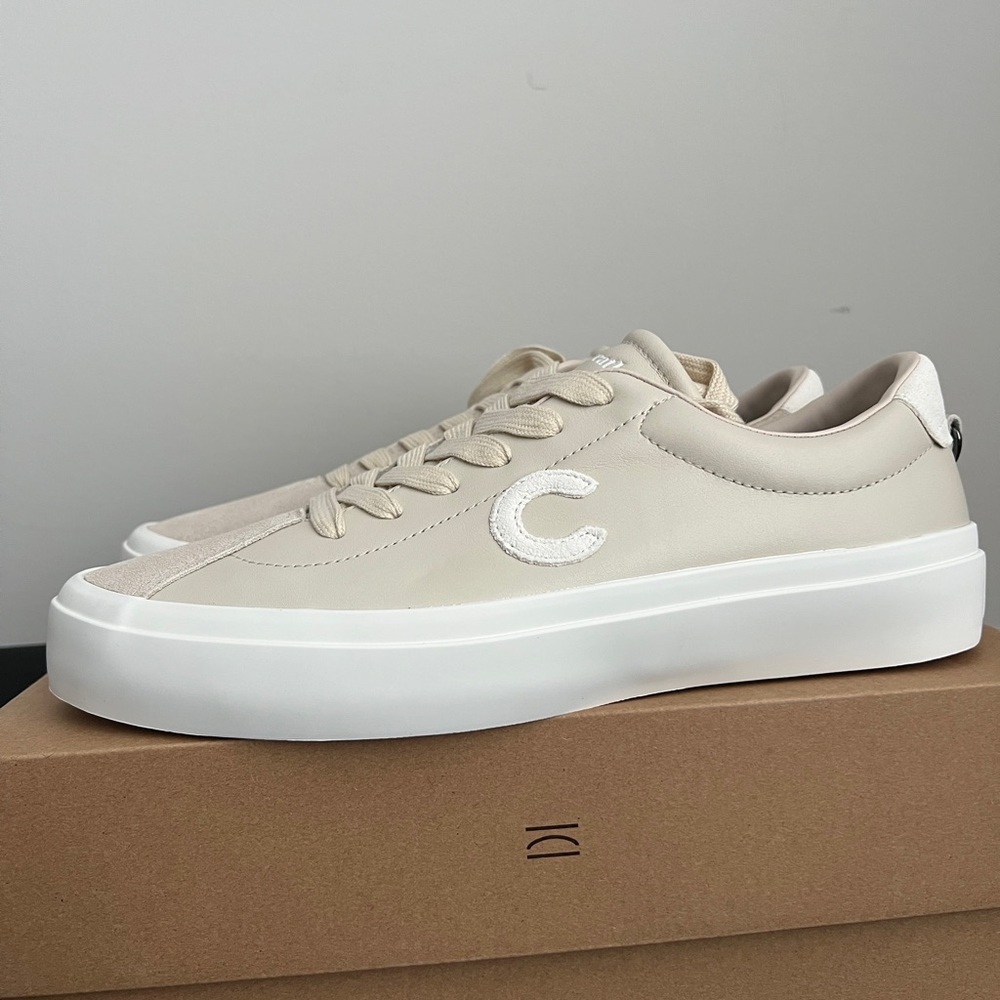 Clearweather Men’s Beige Sneaker - Continental (Jet Stream - Size 11)